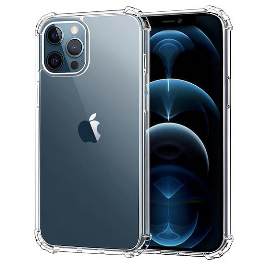 Чохол WXD Protection Silicone Case for iPhone 12 Pro Max Transparent Clear - ціна, характеристики, відгуки, розстрочка, фото 1
