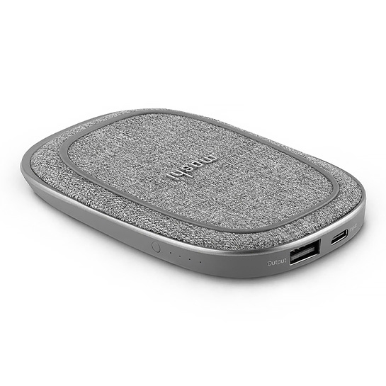 Беспроводное зарядное устройство Moshi Porto Q 5K Portable Wireless Battery Nordic Gray - цена, характеристики, отзывы, рассрочка, фото 3