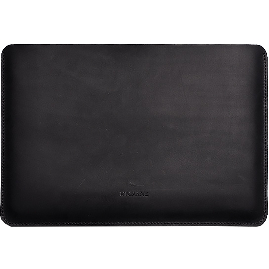 Шкіряний чохол INCARNE New Gamma чорний для MacBook Pro 16" (2019-2023) - ціна, характеристики, відгуки, розстрочка, фото 1