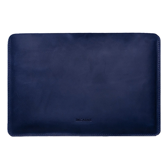 Кожаный чехол INCARNE New Gamma синий для MacBook Air 13