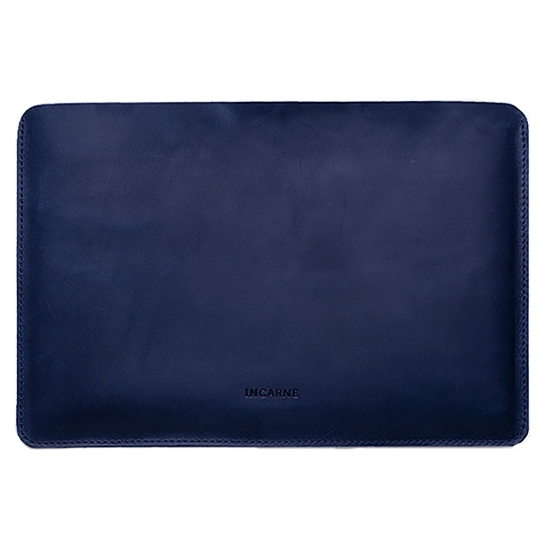 Кожаный чехол INCARNE New Gamma синий для MacBook Pro 15