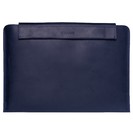Кожаный чехол INCARNE Horizon синий для MacBook Pro 16" (2019-2023) - цена, характеристики, отзывы, рассрочка, фото 1