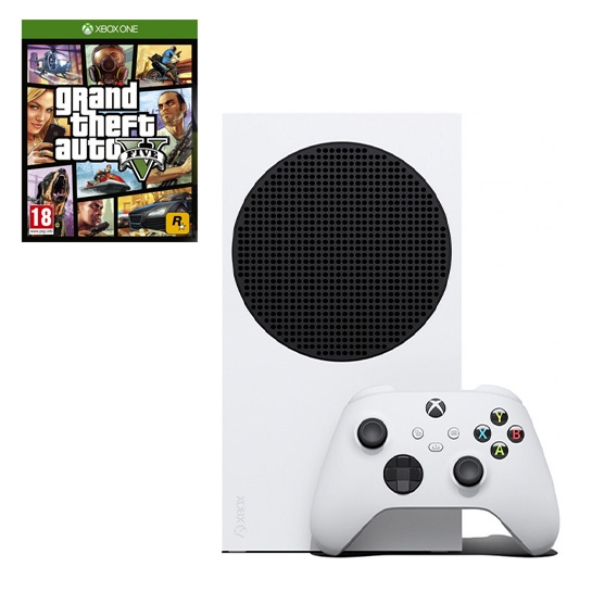 Игровая приставка Microsoft Xbox Series S + GTA V - цена, характеристики, отзывы, рассрочка, фото 1