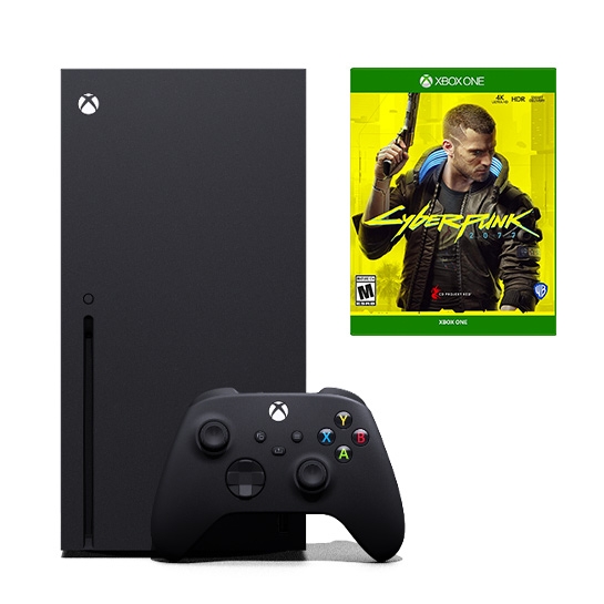 Игровая приставка Microsoft Xbox Series X + Cyberpunk 2077 - цена, характеристики, отзывы, рассрочка, фото 1