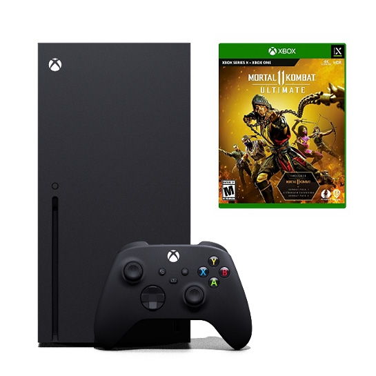 Игровая приставка Microsoft Xbox Series X + Mortal Kombat 11 Ultimate - цена, характеристики, отзывы, рассрочка, фото 1