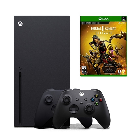 Игровая приставка Microsoft Xbox Series X + Mortal Kombat 11 Ultimate + Геймпад Microsoft Wireless Controller for Xbox Series X/S - цена, характеристики, отзывы, рассрочка, фото 1