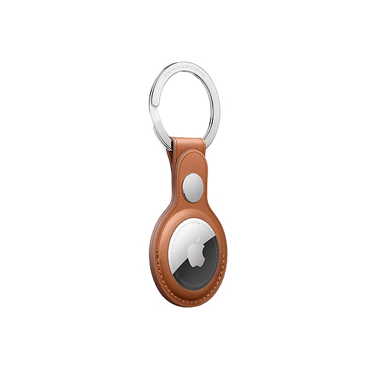Брелок з кільцем Apple Leather Key Ring Saddle Brown for AirTag - ціна, характеристики, відгуки, розстрочка, фото 3