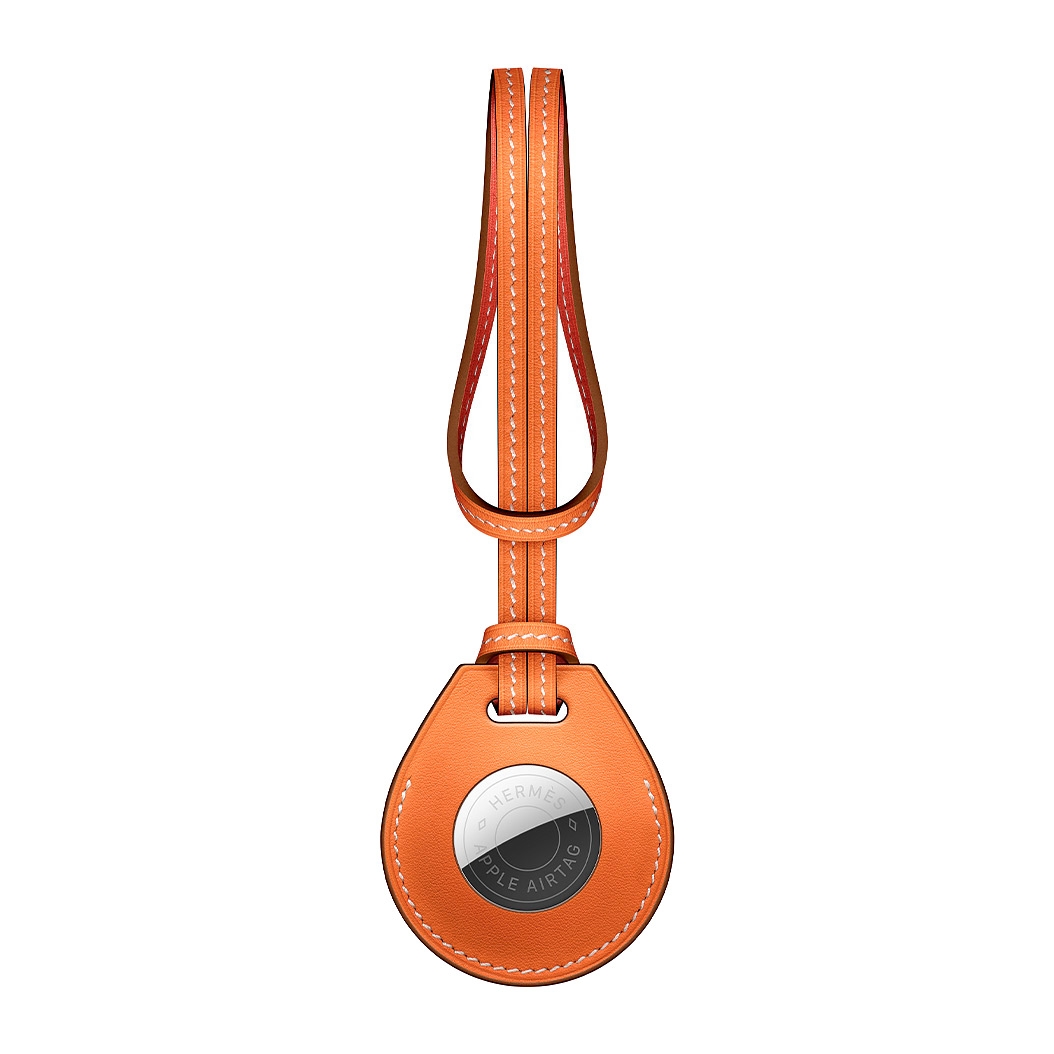 Подвеска Apple Hermes Bag Charm Orange with AirTag - цена, характеристики, отзывы, рассрочка, фото 1