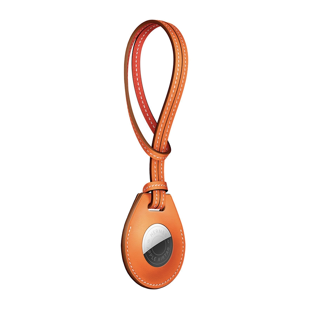 Подвеска Apple Hermes Bag Charm Orange with AirTag - цена, характеристики, отзывы, рассрочка, фото 2