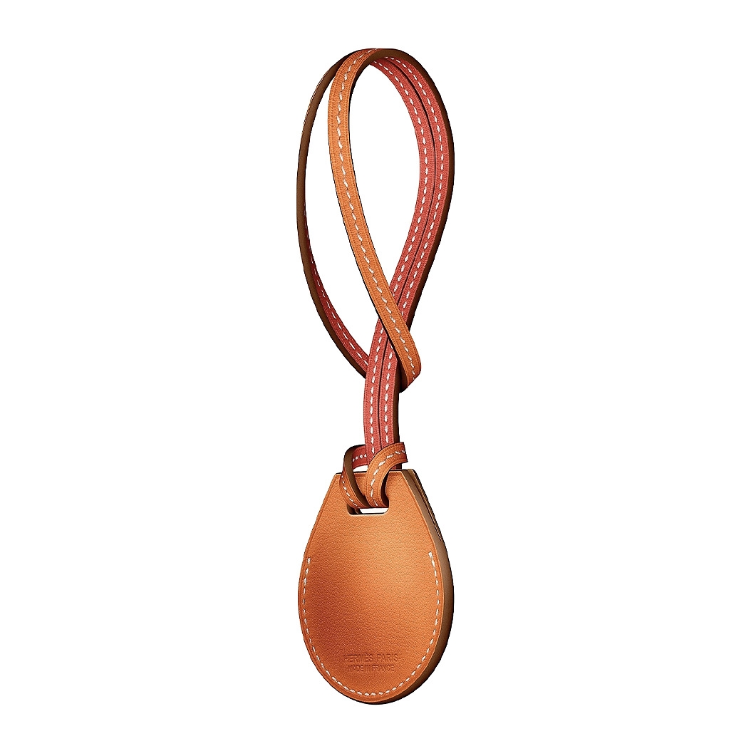 Подвеска Apple Hermes Bag Charm Orange with AirTag - цена, характеристики, отзывы, рассрочка, фото 3