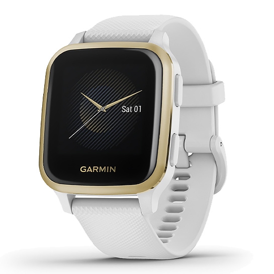 Смарт-годинник Garmin Venu SQ White/Light Gold - ціна, характеристики, відгуки, розстрочка, фото 1
