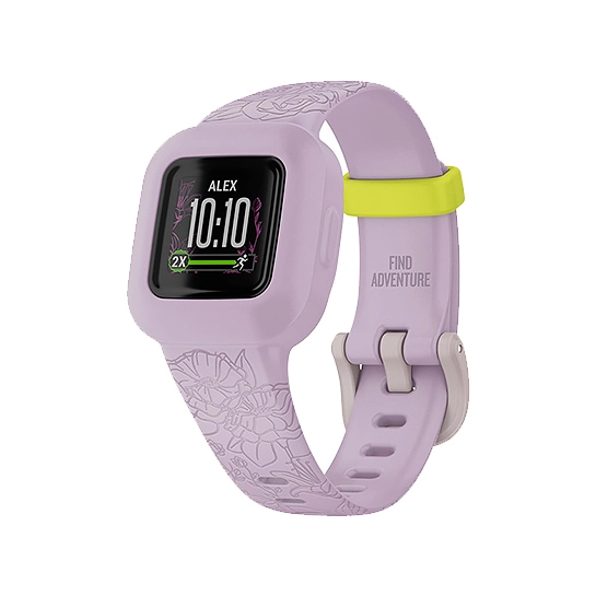 Дитячий фітнес-браслет Garmin Vivofit Jr. 3 Lilac Floral