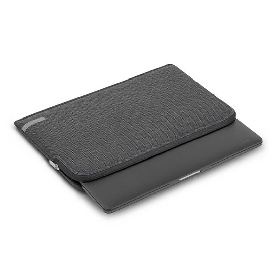 Чохол Moshi Pluma Designer Laptop Sleeve for MacBook Pro 15"/16" Herringbone Gray - ціна, характеристики, відгуки, розстрочка, фото 3
