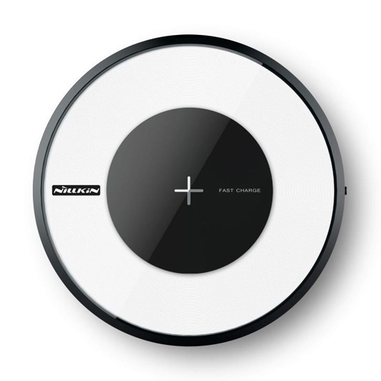 Бездротовий зарядний пристрій Nillkin Magic Disk 4 Fast Wireless Charger Black/White* - ціна, характеристики, відгуки, розстрочка, фото 1
