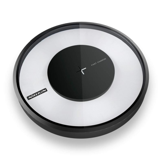 Бездротовий зарядний пристрій Nillkin Magic Disk 4 Fast Wireless Charger Black/White* - ціна, характеристики, відгуки, розстрочка, фото 3