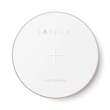 Бездротовий зарядний пристрій Satechi Wireless Charging Pad Rose Gold - цена, характеристики, отзывы, рассрочка, фото 1