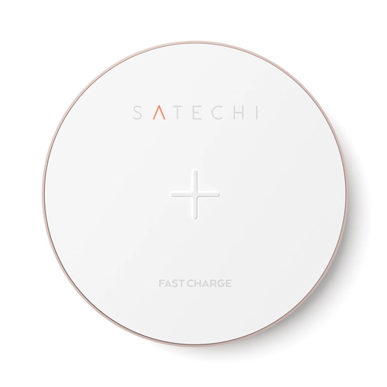 Беспроводное зарядное устройство Satechi Wireless Charging Pad Rose Gold