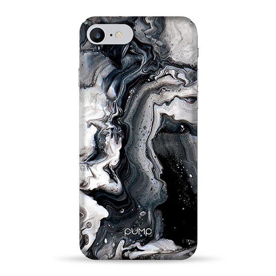 Чехол Pump Plastic Fantastic Case for iPhone SE2/8/7 Black Marble # - цена, характеристики, отзывы, рассрочка, фото 1