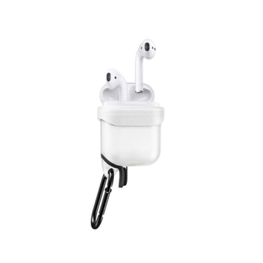 Чехол C-ku Waterproof Silicone Case for Apple AirPods with Carbine White* - цена, характеристики, отзывы, рассрочка, фото 1