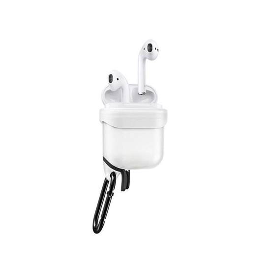 Чохол C-ku Waterproof Silicone Case for Apple AirPods with Carbine White*