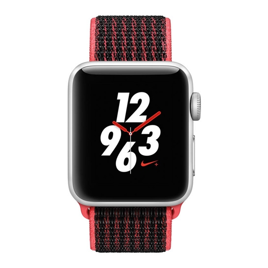 Смарт Годинник Apple Watch Series 3 Nike+ LTE 42mm Silver Aluminum Case with Bright Crimson/Black Nike - ціна, характеристики, відгуки, розстрочка, фото 2