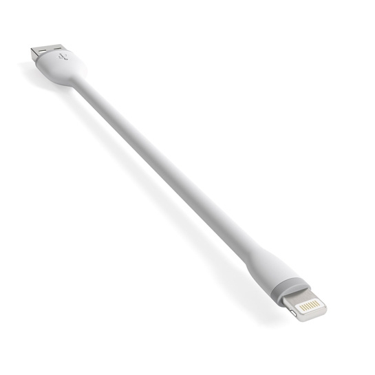 Кабель Satechi Flexible Charging Lightning Cable White 6" (0.15 m) - цена, характеристики, отзывы, рассрочка, фото 3
