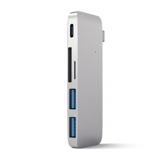 USB-хаб Satechi Type-C USB 3.0 Pass-Through Hub Silver
