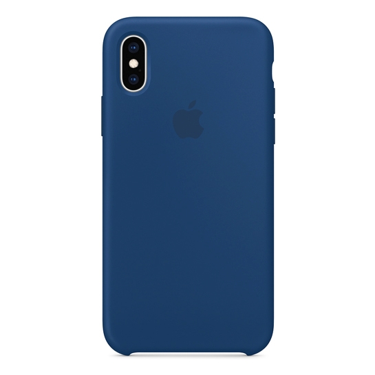 Чехол Apple Silicone Case for iPhone XS Blue Horizon - цена, характеристики, отзывы, рассрочка, фото 1