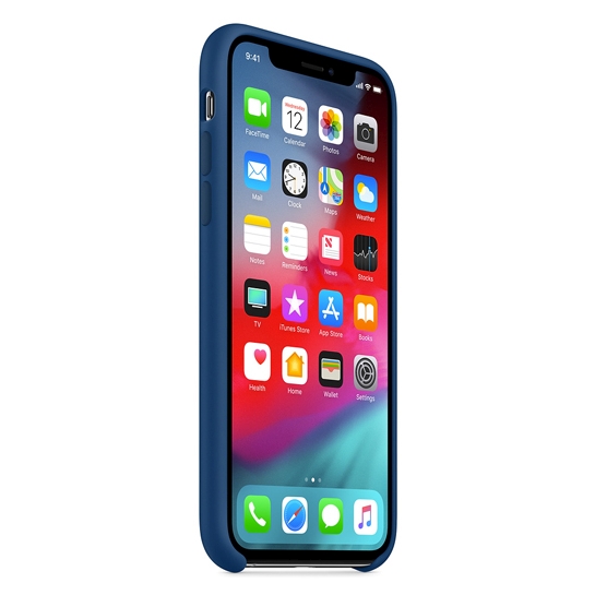 Чехол Apple Silicone Case for iPhone XS Blue Horizon - цена, характеристики, отзывы, рассрочка, фото 3