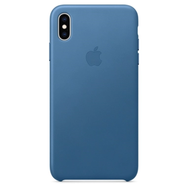 Чехол Apple Leather Case for iPhone XS Max Cape Cod Blue - цена, характеристики, отзывы, рассрочка, фото 1