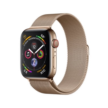 Смарт-годинник Apple Watch Series 4 + LTE 40mm Gold Stainless Steel with Gold Milanese Loop