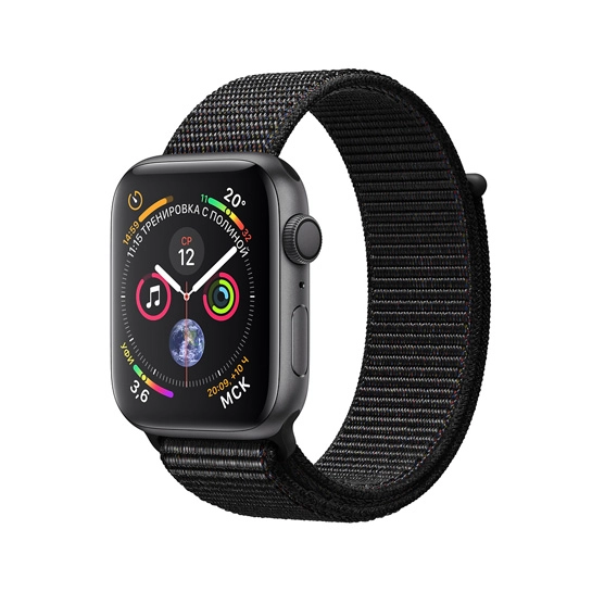 Смарт-часы Apple Watch Series 4 + LTE 40mm Space Gray Aluminum Case with Black Sport Loop