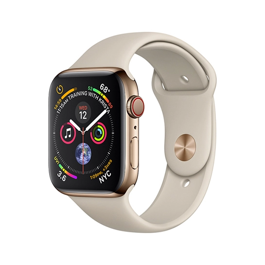 Смарт-часы Apple Watch Series 4 + LTE 40mm Gold Stainless Steel with Stone Sport Band