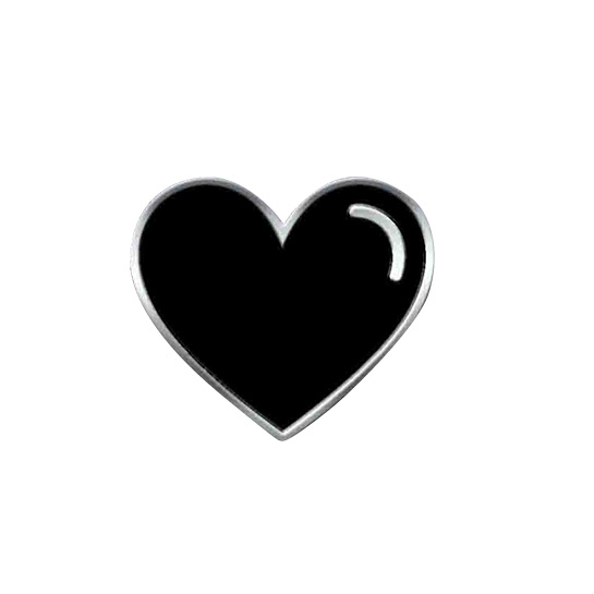 Значок Pico Black Heart - ціна, характеристики, відгуки, розстрочка, фото 1
