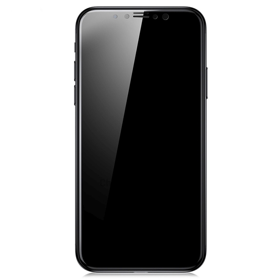 Стекло Baseus Silk-Screen 3D Edge Protection Tempered Glass for iPhone 11 Pro Max/XS Max Front Black - цена, характеристики, отзывы, рассрочка, фото 2