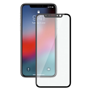 Стекло Baseus Silk-Screen All-Screen Protection Tempered Glass for iPhone 11 Pro Max/XS Max Black - цена, характеристики, отзывы, рассрочка, фото 1