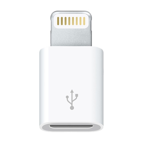 Перехідник Apple Lightning to Micro USB Adapter - ціна, характеристики, відгуки, розстрочка, фото 1