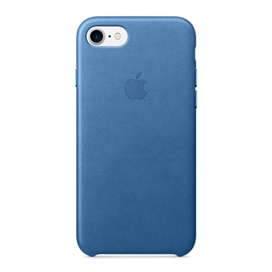 Чехол Apple Leather Case for iPhone 8/7 Sea Blue* - цена, характеристики, отзывы, рассрочка, фото 1
