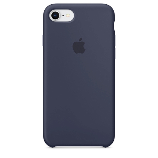 Чехол Apple Silicone Case for iPhone 8 Midnight Blue* - цена, характеристики, отзывы, рассрочка, фото 1