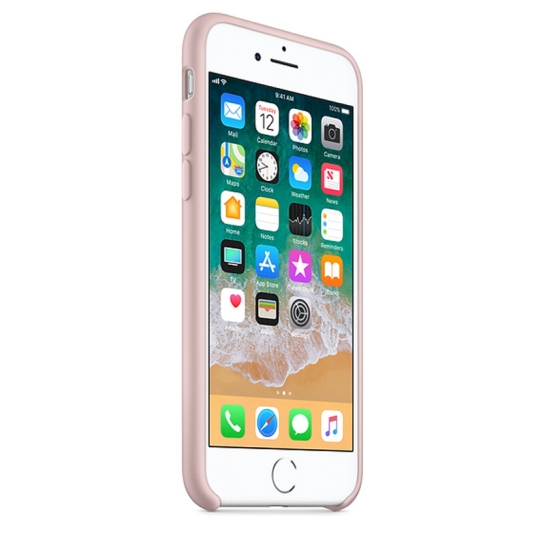 Чохол Apple Silicone Case for iPhone 8 Pink Sand* - ціна, характеристики, відгуки, розстрочка, фото 5