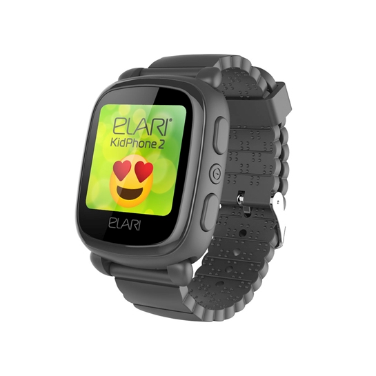 Смарт годинник Elari KidPhone 2 Black - ціна, характеристики, відгуки, розстрочка, фото 1
