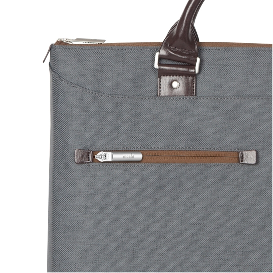 Сумка Moshi Urbana Slim Laptop Briefcase Mineral Gray - ціна, характеристики, відгуки, розстрочка, фото 5
