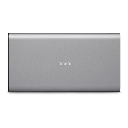 Зовнішній акумулятор Moshi IonSlim 10K USB-C and USB Portable Battery Titanium Gray - ціна, характеристики, відгуки, розстрочка, фото 1
