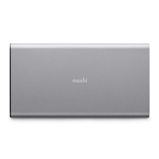 Зовнішній акумулятор Moshi IonSlim 5K Ultra-thin Portable Battery Titanium Gray - ціна, характеристики, відгуки, розстрочка, фото 1
