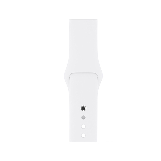 Ремешок Apple Sport Band for Apple Watch 38mm/40mm White - цена, характеристики, отзывы, рассрочка, фото 3