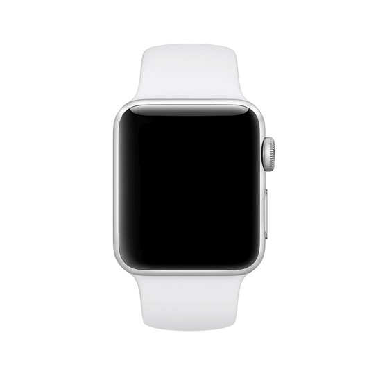 Ремешок Apple Sport Band for Apple Watch 38mm/40mm White - цена, характеристики, отзывы, рассрочка, фото 2