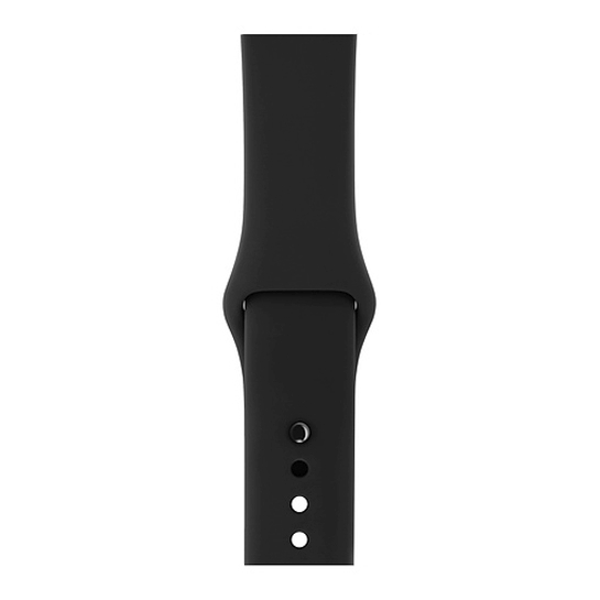 Ремінець Apple Sport Band for Apple Watch 42mm/44mm Black - ціна, характеристики, відгуки, розстрочка, фото 3