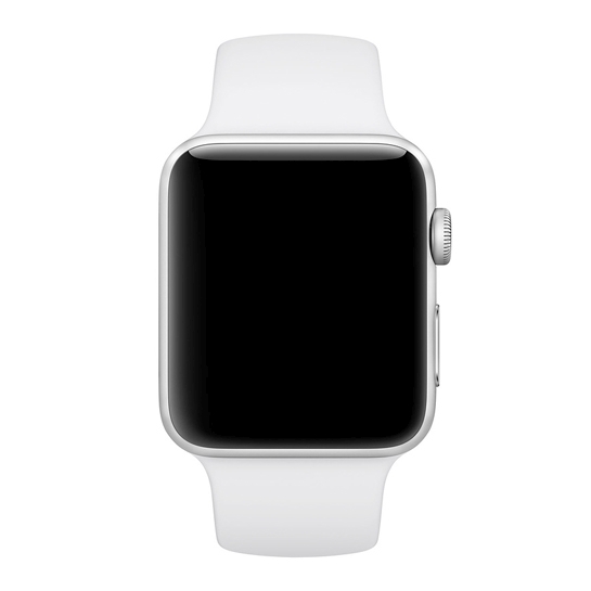 Ремешок Apple Sport Band for Apple Watch 42mm/44mm White - цена, характеристики, отзывы, рассрочка, фото 2