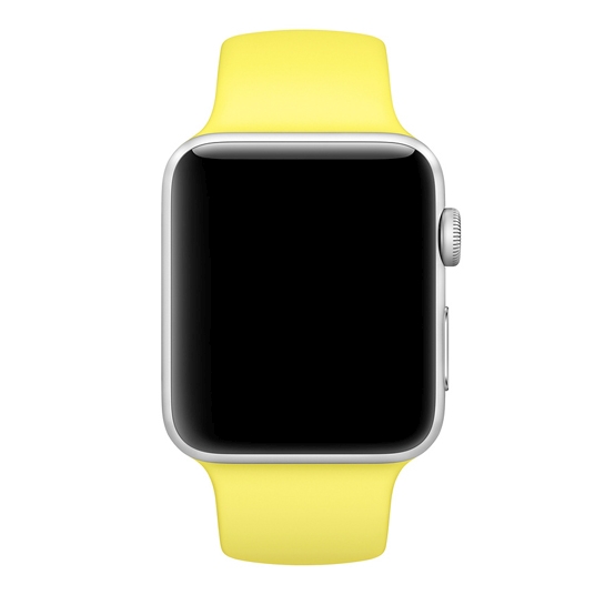 Ремінець Apple Sport Band for Apple Watch 42mm/44mm Lemonade - ціна, характеристики, відгуки, розстрочка, фото 2