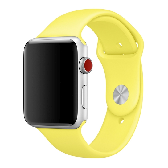 Ремінець Apple Sport Band for Apple Watch 42mm/44mm Lemonade - ціна, характеристики, відгуки, розстрочка, фото 1